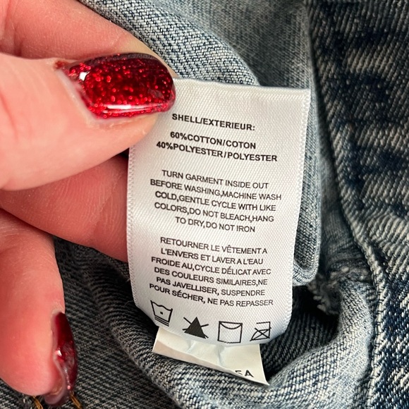 Vigoss Medium Blue Wash Denim Jacket for Women Size Large - Picture 12 of 16